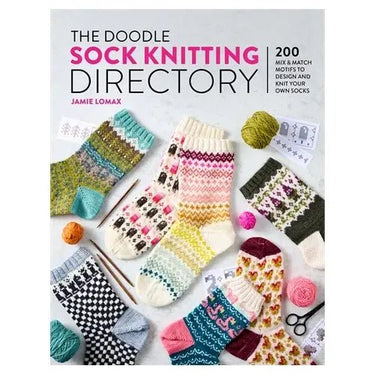 Pre-Order The Doodle Sock Knitting Directory | Jamie Lomax in option at Knit With Me yarn shop