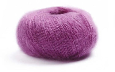 Lamana | Premia | Lace Weight Silk Mohair, Color: 32 Lilac, Lace weight silk mohair yarn—Premia is airy, soft & luminous. Luxury knitting wool UK for light shawls or paired with Como for rich textures., Knit With Me