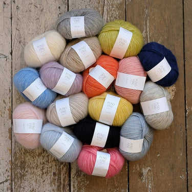 Puno Fine by Majo Garn | Luxurious Alpaca & Cotton Yarn, Colour: Ivory 100, Shop Puno Fine by Majo Garn—a luxurious blend of baby alpaca, merino, and cotton. Lightweight, soft, ethical, and perfect for delicate knitting projects, Knit With Me