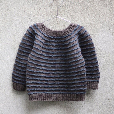 Rail Sweater Kit Single Colour, Knitting for Olive pattern knitted in KFO Heavy Merino, at Knit With Me yarn shop