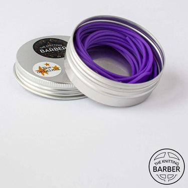 Knitting Barber | Stitch Holder Cords | No Hassle Try-On, Color: Violet, Keep stitches secure while trying on your knits! Knitting Barber cords attach to your needle tips and hold stitches safely—ideal for sleeves and sweaters., Knit With Me