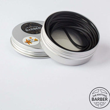 Knitting Barber | Stitch Holder Cords | No Hassle Try-On, Color: Black, Keep stitches secure while trying on your knits! Knitting Barber cords attach to your needle tips and hold stitches safely—ideal for sleeves and sweaters., Knit With Me