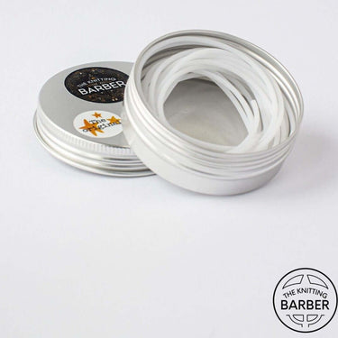 Knitting Barber | Stitch Holder Cords | No Hassle Try-On, Color: White, Keep stitches secure while trying on your knits! Knitting Barber cords attach to your needle tips and hold stitches safely—ideal for sleeves and sweaters., Knit With Me