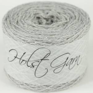 Holst Garn | Tides Yarn | Wool Silk Tweed Blend, Colour: Seagull, Tweed-effect yarn in wool & silk—Tides is soft, drapey & ideal knitting wool UK for garments, lace & crochet. Blooms beautifully after washing., Knit With Me