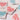 Fabric patches with 'Made with Love' heart text in various colors on a white background.