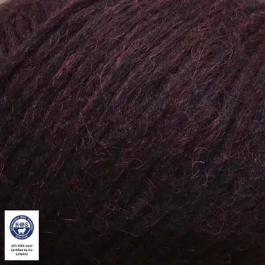 Camarose | Snefnug – Light, Soft Alpaca & Cotton Yarn, Color: 7343 BORDEAUX RWS, Express your colour style with Snefnug’s baby alpaca, cotton, and merino blend. Light, soft yarn for handknit sweaters, vests, and accessories., Knit With Me