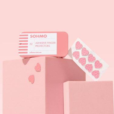 SOHMO Adhesive Finger Protectors | Heart-Shaped Thimble Pads in option at Knit With Me yarn shop