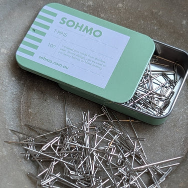SOHMO T-Pins | Stainless Steel Blocking Pins in option at Knit With Me yarn shop