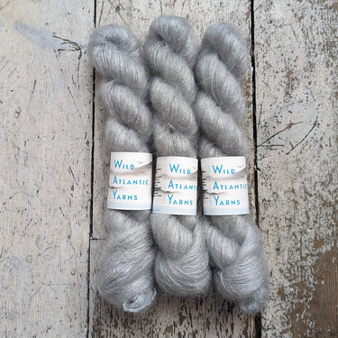 Wild Atlantic Yarn | Sorcha | Vibrant Bright Yarns, Colour: Quartsite, Named after the Irish word for bright, light & radiant, Sorcha, is a lace weight mohair/silk base. Wonderfully versatile, this yarn can be used alone for light and airy knits, or combi