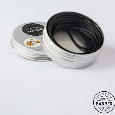 Knitting Barber | Stitch Holder Cords | No Hassle Try-On, Color: Black, Keep stitches secure while trying on your knits! Knitting Barber cords attach to your needle tips and hold stitches safely—ideal for sleeves and sweaters., Knit With Me