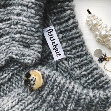 Sunday Cardigan | PetiteKnit | Printed Pattern in option at Knit With Me yarn shop