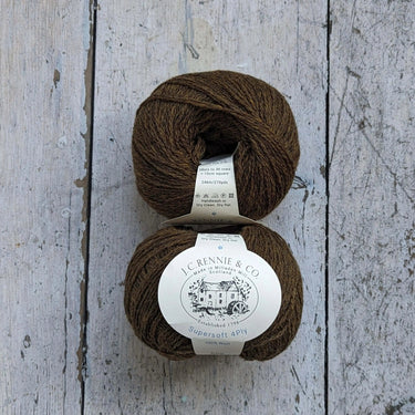 J.C. Rennie | Supersoft 4ply Yarn | 100% Wool, Color: Dark Olive, J.C. Rennie Supersoft 4ply is the original Scottish supersoft wool yarn, featuring a Shetland-style look and heathered tones. Ideal for colourwork and layering., Knit With Me