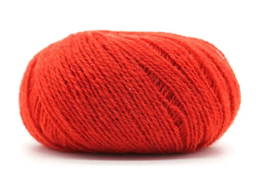 J.C. Rennie | Supersoft 4ply Yarn | 100% Wool, Color: Scarlet, J.C. Rennie Supersoft 4ply is the original Scottish supersoft wool yarn, featuring a Shetland-style look and heathered tones. Ideal for colourwork and layering., Knit With Me