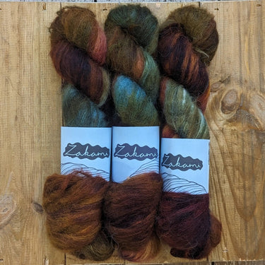 Zakami | Suri Fluff Lace | Baby Suri Alpaca & Silk Yarn, Colour: Silent Serenade, This incredibly soft blend of Baby Suri Alpaca and Silk is an absolute dream. So very soft and light. It can be used on it's own or held together with a strand of heavier we