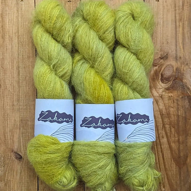 Zakami | Suri Fluff Lace | Baby Suri Alpaca & Silk Yarn, Colour: Waterfall Of Memories, This incredibly soft blend of Baby Suri Alpaca and Silk is an absolute dream. So very soft and light. It can be used on it's own or held together with a strand of heav