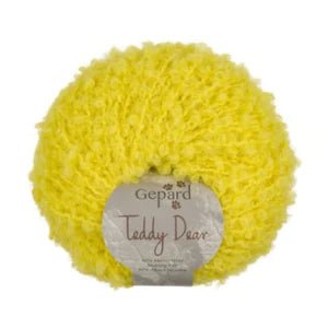 Teddy Dear by Gepard in 814 Lemon Hug colour in Knit With Me Yarn shop