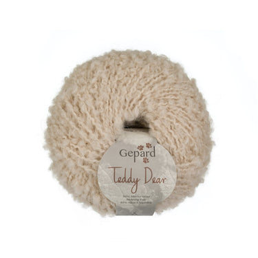 Teddy Dear yarn by Gepard Garn in 104 Light Beige