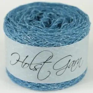 Holst Garn | Tides Yarn | Wool Silk Tweed Blend, Colour: Bluebell, Tweed-effect yarn in wool & silk—Tides is soft, drapey & ideal knitting wool UK for garments, lace & crochet. Blooms beautifully after washing., Knit With Me