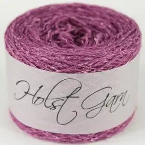 Holst Garn | Tides Yarn | Wool Silk Tweed Blend, Colour: Fuchia, Tweed-effect yarn in wool & silk—Tides is soft, drapey & ideal knitting wool UK for garments, lace & crochet. Blooms beautifully after washing., Knit With Me