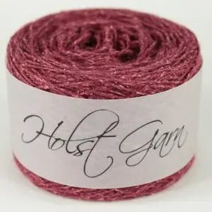 Holst Garn | Tides Yarn | Wool Silk Tweed Blend, Colour: Marron, Tweed-effect yarn in wool & silk—Tides is soft, drapey & ideal knitting wool UK for garments, lace & crochet. Blooms beautifully after washing., Knit With Me
