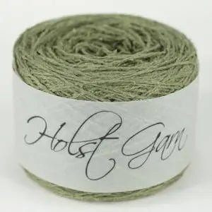 Holst Garn | Tides Yarn | Wool Silk Tweed Blend, Colour: Moss, Tweed-effect yarn in wool & silk—Tides is soft, drapey & ideal knitting wool UK for garments, lace & crochet. Blooms beautifully after washing., Knit With Me