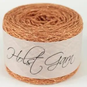 Holst Garn | Tides Yarn | Wool Silk Tweed Blend, Colour: Spice, Tweed-effect yarn in wool & silk—Tides is soft, drapey & ideal knitting wool UK for garments, lace & crochet. Blooms beautifully after washing., Knit With Me