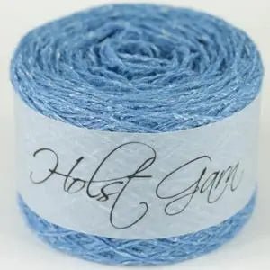 Holst Garn | Tides Yarn | Wool Silk Tweed Blend, Colour: Surf, Tweed-effect yarn in wool & silk—Tides is soft, drapey & ideal knitting wool UK for garments, lace & crochet. Blooms beautifully after washing., Knit With Me