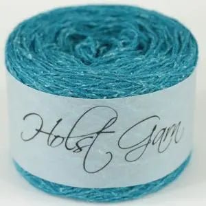 Holst Garn | Tides Yarn | Wool Silk Tweed Blend, Colour: Turquise, Tweed-effect yarn in wool & silk—Tides is soft, drapey & ideal knitting wool UK for garments, lace & crochet. Blooms beautifully after washing., Knit With Me