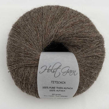 Titicaca lace weight alpaca yarn by Holst Garn in Holst