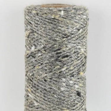BC Garn | Tussah Tweed | Cruelty-Free Silk Yarn, Colour: 012 Grey Tweed Mix, Tussah Tweed by BC Garn is a light fingering silk yarn with tweed texture. Cruelty-free, softens with wear—perfect for summer knits and layering., Knit With Me