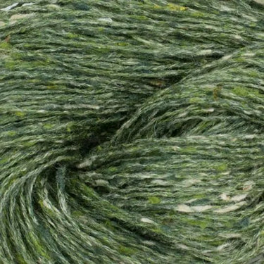 BC Garn | Tussah Tweed | Cruelty-Free Silk Yarn, Colour: 016 Green Garden Mix, Tussah Tweed by BC Garn is a light fingering silk yarn with tweed texture. Cruelty-free, softens with wear—perfect for summer knits and layering., Knit With Me