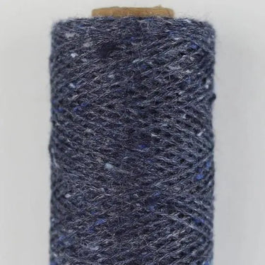 BC Garn | Tussah Tweed | Cruelty-Free Silk Yarn, Colour: 041 Night Mix, Tussah Tweed by BC Garn is a light fingering silk yarn with tweed texture. Cruelty-free, softens with wear—perfect for summer knits and layering., Knit With Me