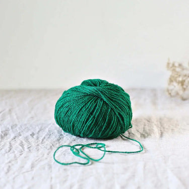 Ulysse Yarn | De Rerum Natura (Sport Weight) in Emeraude colour at Knit With Me yarn shop