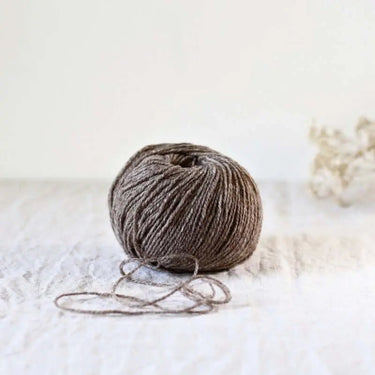 Ulysse Yarn | De Rerum Natura (Sport Weight) in Poivre colour at Knit With Me yarn shop