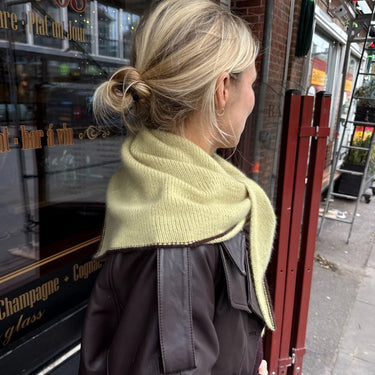 Uma Scarf | PetiteKnit | Printed Pattern in option at Knit With Me yarn shop