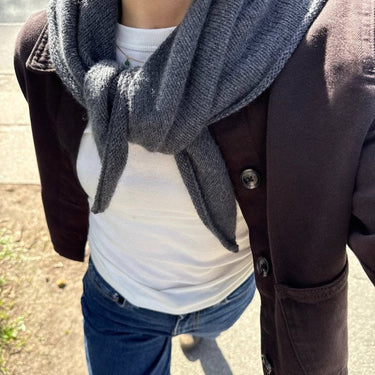 Uma Scarf | PetiteKnit | Printed Pattern in option at Knit With Me yarn shop