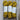 Wool Decanted Vintage 23 4ply Yarn skeins in mustard yellow on rustic wood background