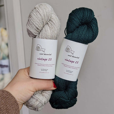 Wool Decanted vintage 23 - Growing Ivy Scarf Kit - Knit With Me