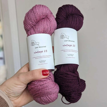 Wool Decanted vintage 23 - Growing Ivy Scarf Kit - Knit With Me