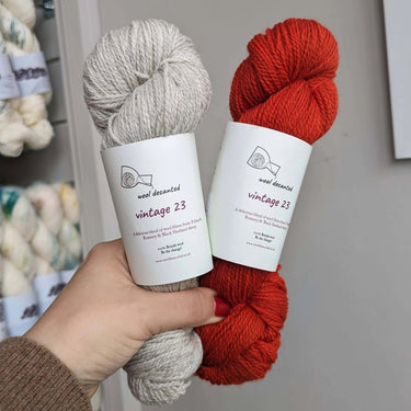 Wool Decanted vintage 23 - Growing Ivy Scarf Kit - Knit With Me