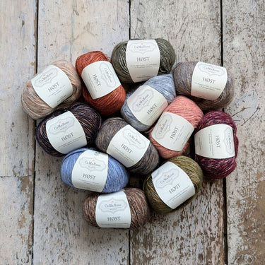 HØST Yarn – Organic Cotton, Wool & Cashmere for Knitting, Color: 8200 Marmor, HØST yarn blends organic cotton, recycled wool & cashmere in stunning fall tones. Perfect for sweaters, hats, mittens, and more, Knit With Me