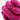 Pink skein of yarn on a white background