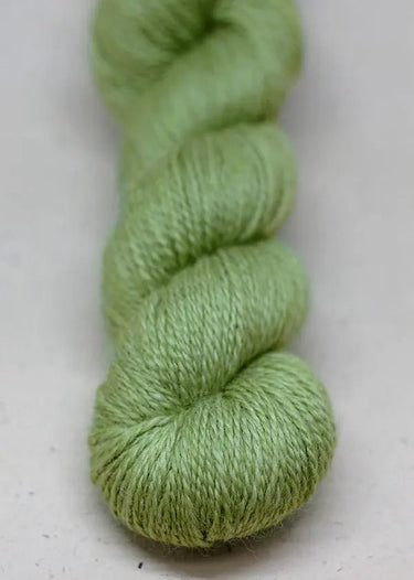 John Arbon | Knit By Numbers | British Yarn, Colour: Grass Green 71, This base has lustre and drape, but still packed with crisp stitch definition and soft enough to wear next to the skin. With an innovative colour palette providing the precise shade. Eac