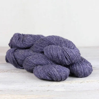 The Fibre Co | Luma | DK Yarn for All-Season Garments, Colour: Vinca, Luma by The Fibre Co blends Merino, cotton, linen & silk. A DK yarn ideal for layering knits—light, warm & breathable for all climates., Knit With Me