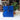 Hide & Hammer | Large 03 Project Bag | Premium Knitting Bag , Color: Electric Blue + Electric Blue Straps, This canvas and leather knitting bag perfectly combines form and function. Its internal pockets are great for a sweater but not so bulky that you lo