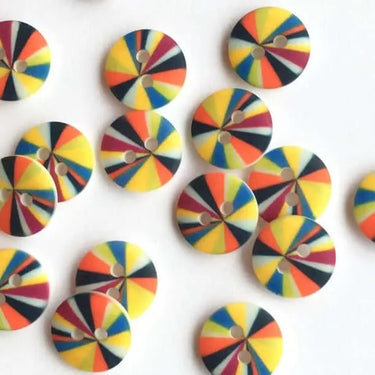 12mm multi-colour matt buttons (D8) - Knit With Me