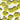 Yellow fish-shaped objects on a white background