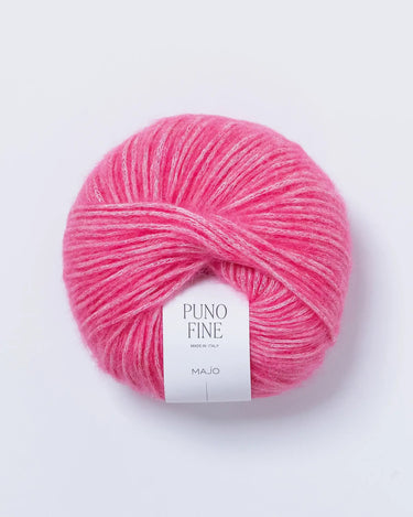 Puno Fine by Majo Garn | Luxurious Alpaca & Cotton Yarn, Colour: Rhubarb 213, Shop Puno Fine by Majo Garn—a luxurious blend of baby alpaca, merino, and cotton. Lightweight, soft, ethical, and perfect for delicate knitting projects, Knit With Me