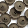 25mm Dusty brown smooth matt button (B3) - Knit With Me