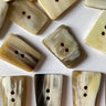 25mm Real Horn Wedge Buttons (N2) in option at Knit With Me yarn shop